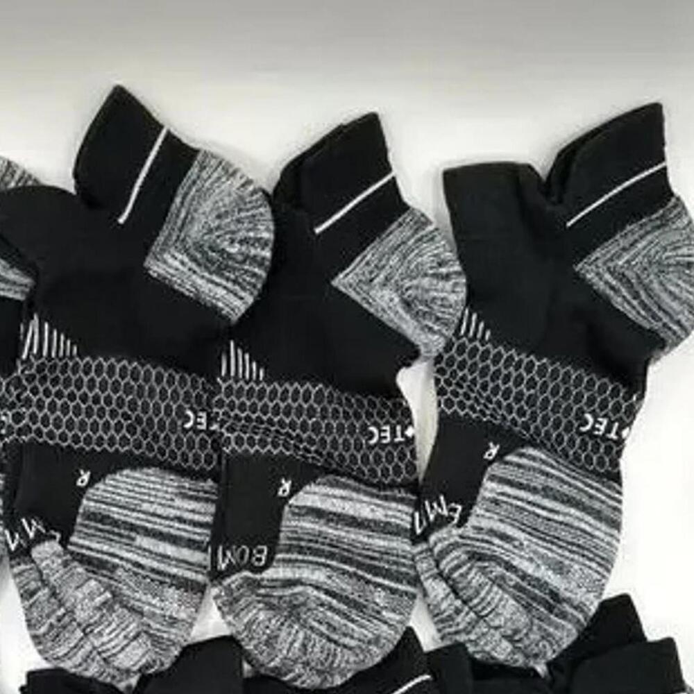 NWOT Bombas Black Men's Run Ankle Sock 3-Pack - L (9.5-13) - Picture 4 of 6